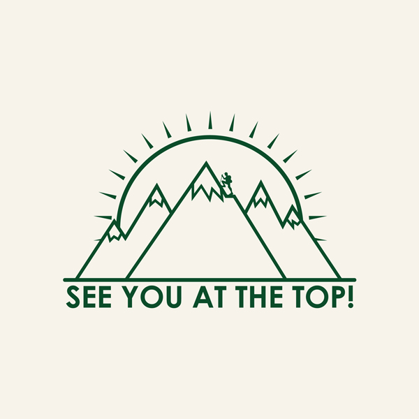 see you at the top logo
