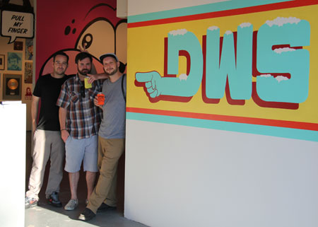 dws logo mural