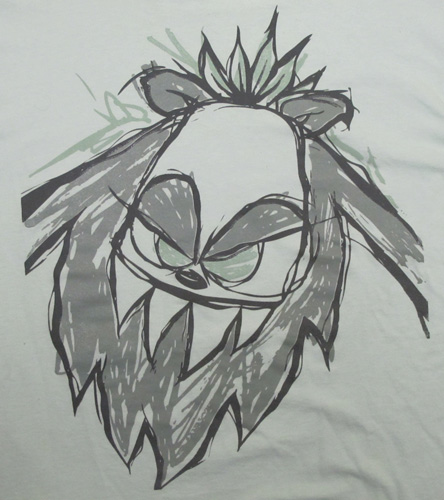 sketch bear shirt
