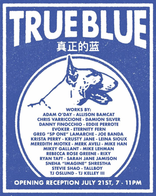 true blue show flyer