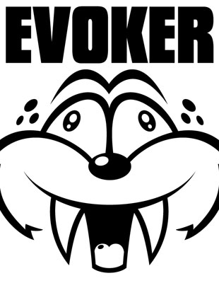 evoker banny vamp sticker