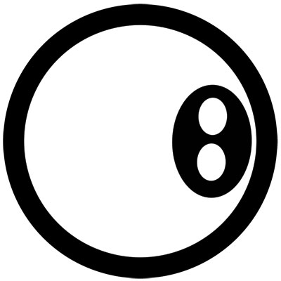 evoker eyes logo sticker