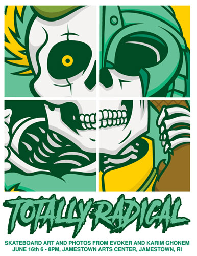 evoker totally radical stickers