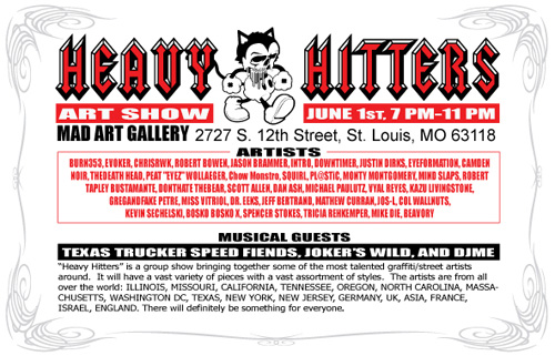 Heavey hitters flyer